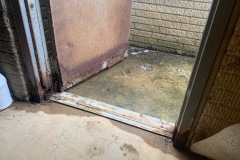 Rusted Basement Door & Frame